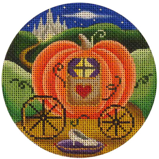 Rebecca Wood Designs Cinderella Ornament Needlepoint Canvas