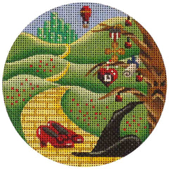 Rebecca Wood Designs Wizard of Oz Needlepoint Canvas