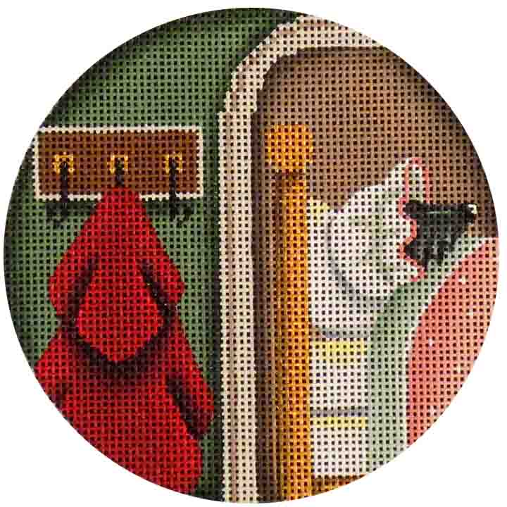Rebecca Wood Designs Red Riding Hood Needlepoint Canvas