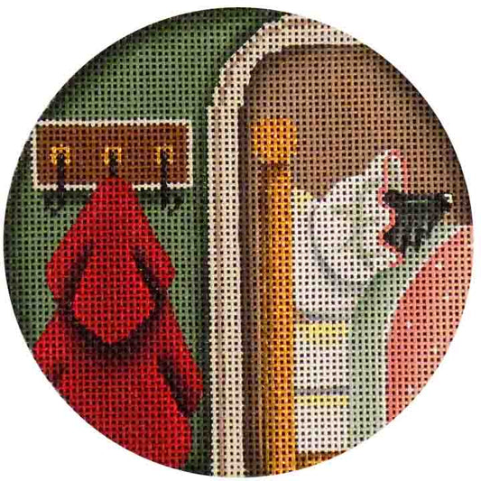 Rebecca Wood Designs Red Riding Hood Needlepoint Canvas