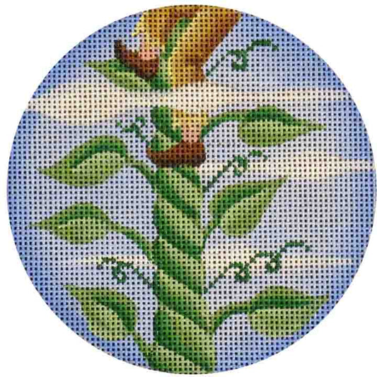 Rebecca Wood Designs Jack & Bean Stock Needlepoint Canvas