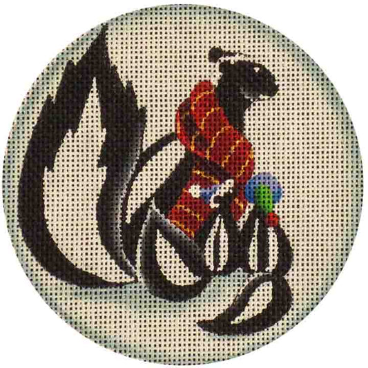Rebecca Wood Designs Smell What Fox Needlepoint Canvas