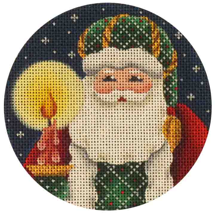Rebecca Wood Designs Father Christmas Needlepoint Canvas