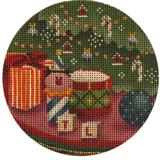 Rebecca Wood Designs All Around the Tree Needlepoint Canvas