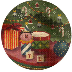 Rebecca Wood Designs All Around the Tree Needlepoint Canvas