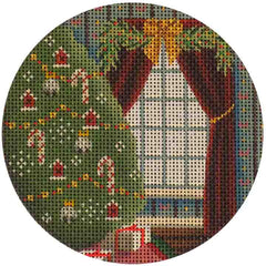 Rebecca Wood Designs Tree at the Window Needlepoint Canvas