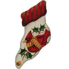 Rebecca Wood Designs Cardinal Mini Needlepoint Canvas