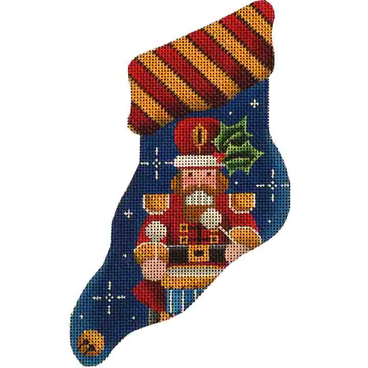 Rebecca Wood Designs Nutcracker Mini Needlepoint Canvas