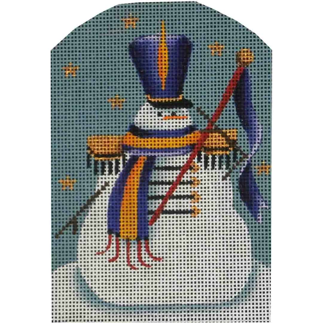 Rebecca Wood Designs Band Leader Snow Needlepoint Canvas