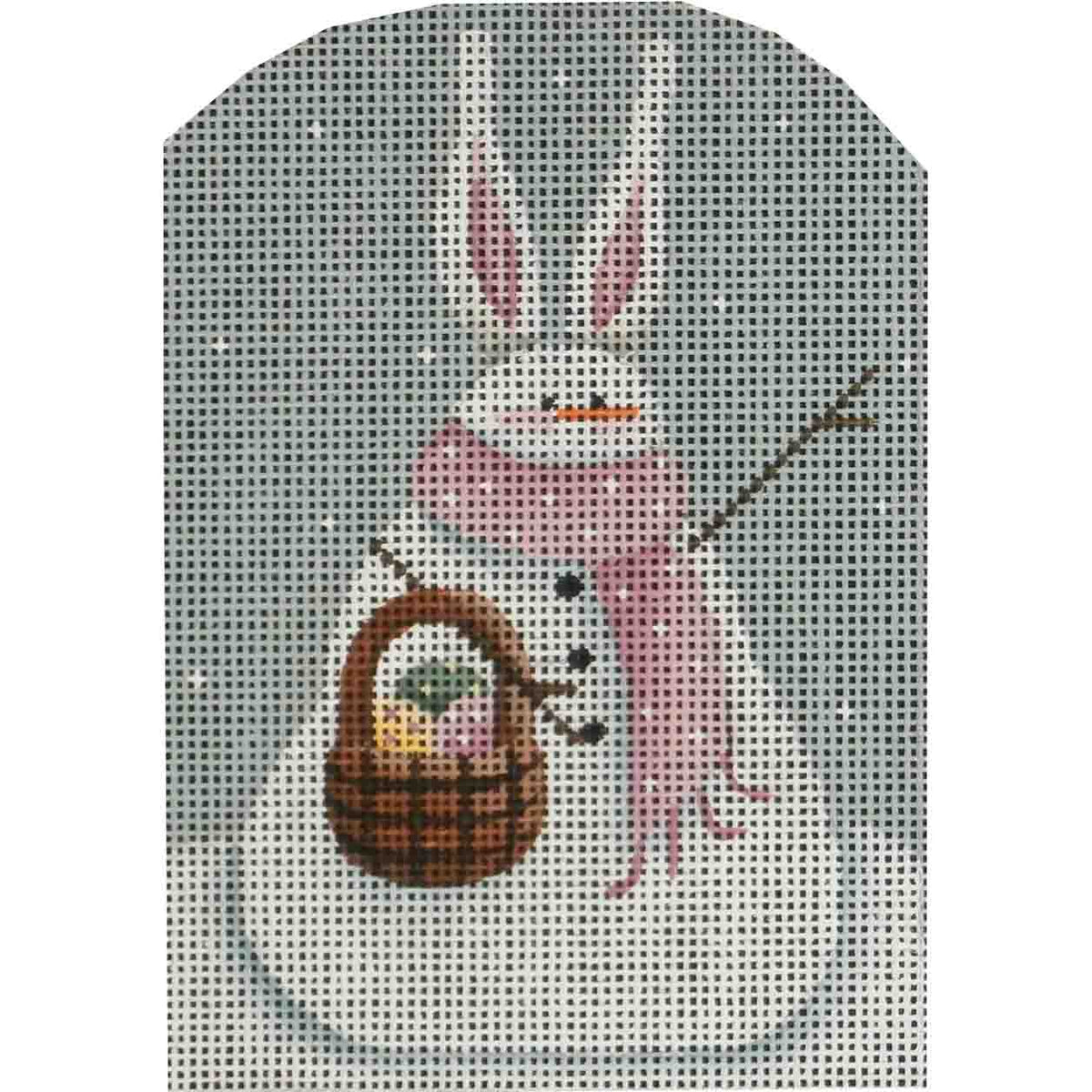 Rebecca Wood Designs Easter Snowman Needlepoint Canvas