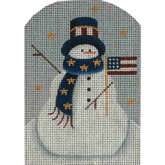 Rebecca Wood Designs Independence Snow Needlepoint Canvas