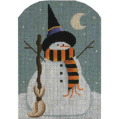 Rebecca Wood Designs Halloween Snow Needlepoint Canvas