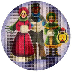 Rebecca Wood Designs Carolers Needlepoint Canvas