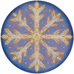 Rebecca Wood Designs Third Snowflake Needlepoint Canvas