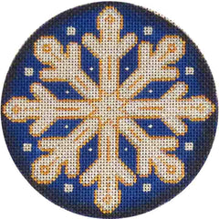 Rebecca Wood Designs Forth Snowflake Needlepoint Canvas