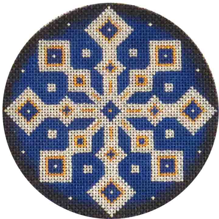 Rebecca Wood Designs Second Snowflake Needlepoint Canvas