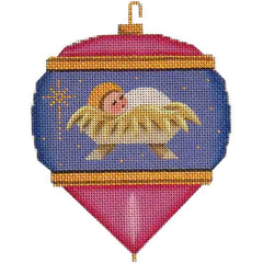 Rebecca Wood Designs Classic Baby Jesus Needlepoint Canvas