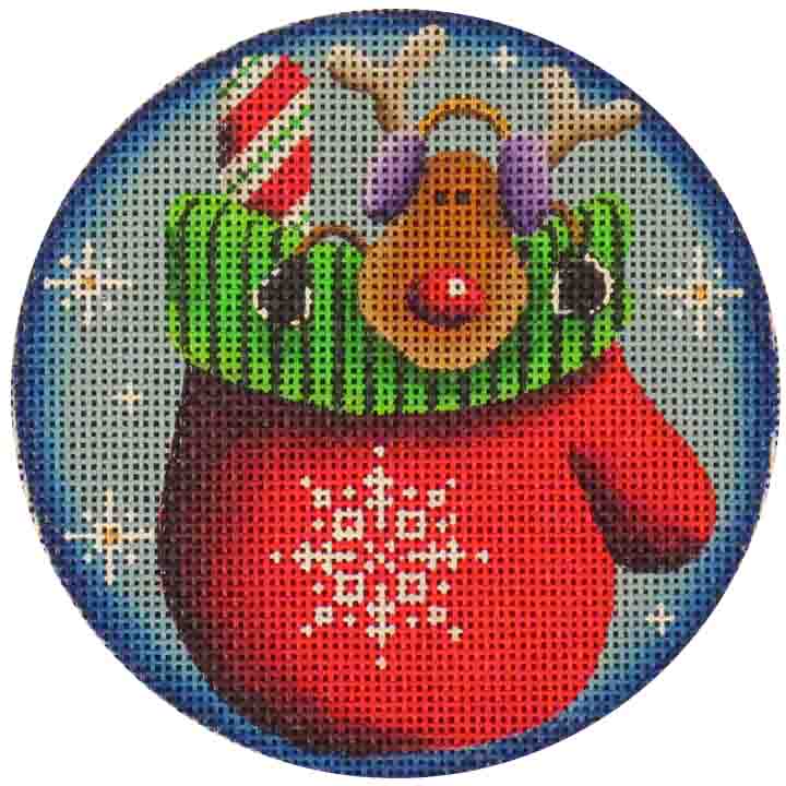 Rebecca Wood Designs Mitten Needlepoint Canvas