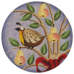 Rebecca Wood Designs Partridge In a Tree Needlepoint Canvas