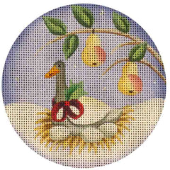 Rebecca Wood Designs Geese Laying Eggs Needlepoint Canvas