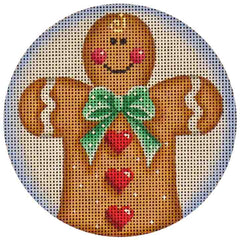 Rebecca Wood Designs Ginger Girl Needlepoint Canvas