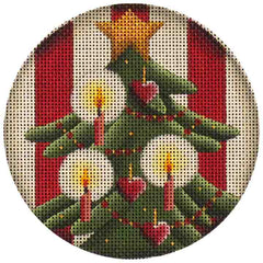 Rebecca Wood Designs Heart Tree Needlepoint Canvas