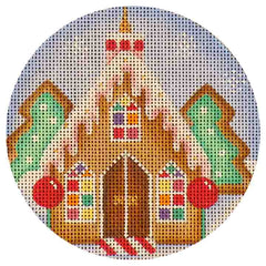 Rebecca Wood Designs Gingerbread Church Needlepoint Canvas