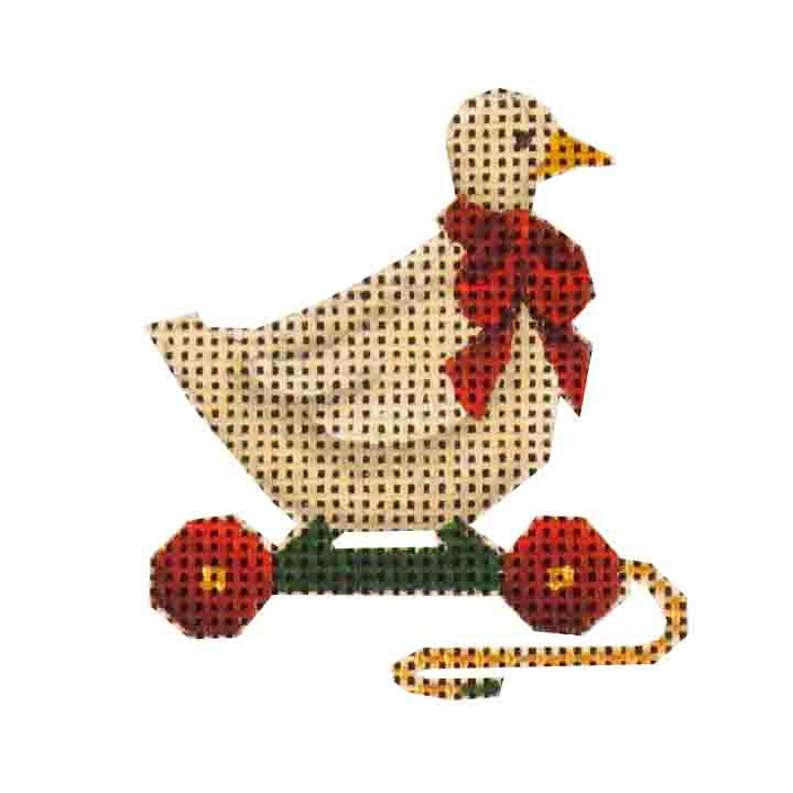 Rebecca Wood Designs Pull Goose Needlepoint Canvas