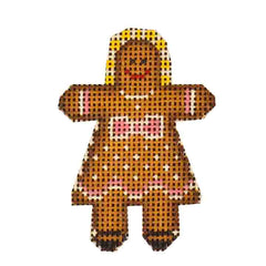 Rebecca Wood Designs Gingerbread Girl Needlepoint Canvas