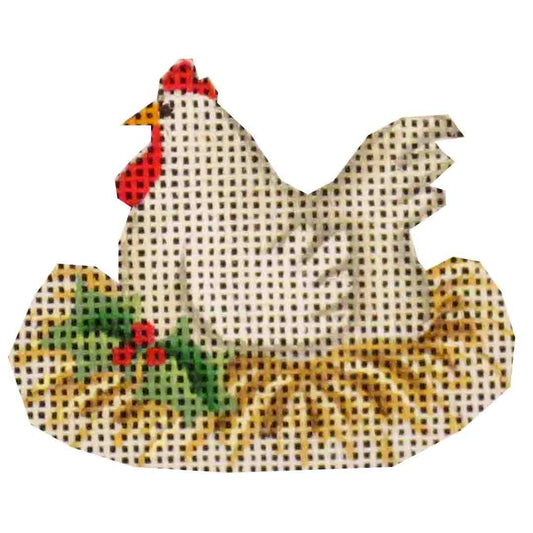 Rebecca Wood Designs French Hen Needlepoint Canvas