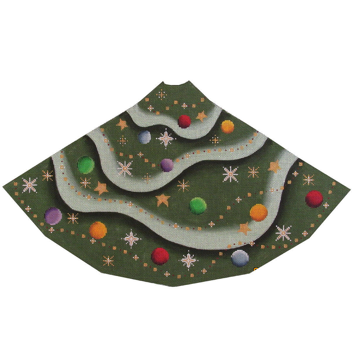 Rebecca Wood Designs Christmas Tree Needlepoint Canvas