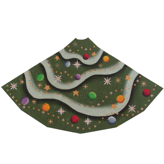 Rebecca Wood Designs Christmas Tree Needlepoint Canvas