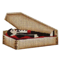 Rebecca Wood Designs Vampire with Dead Man Needlepoint Canvas