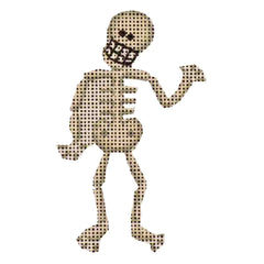 Rebecca Wood Designs Happy Skeleton Needlepoint Canvas