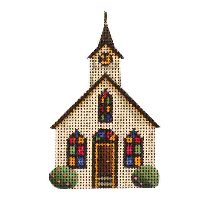 Rebecca Wood Designs Church Needlepoint Canvas