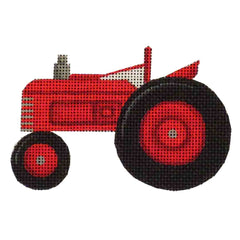 Rebecca Wood Designs Red Tractor Needlepoint Canvas