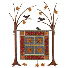Rebecca Wood Designs Harvest Blanket Needlepoint Canvas