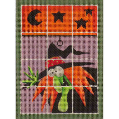 Rebecca Wood Designs Witchie Window Needlepoint Canvas