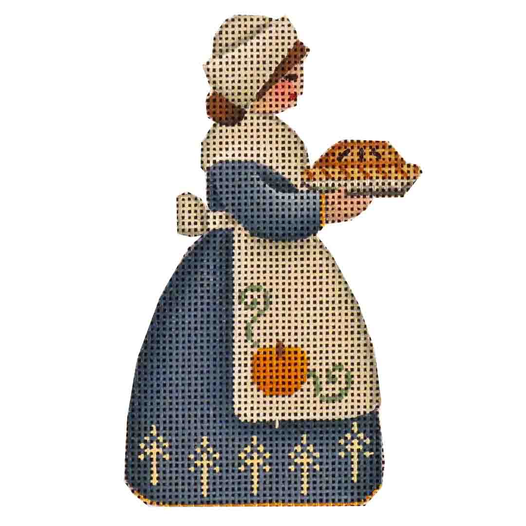 Rebecca Wood Designs Standing Mother Pilgram Needlepoint Canvas