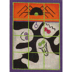 Rebecca Wood Designs Spooky Ghost Window Needlepoint Canvas