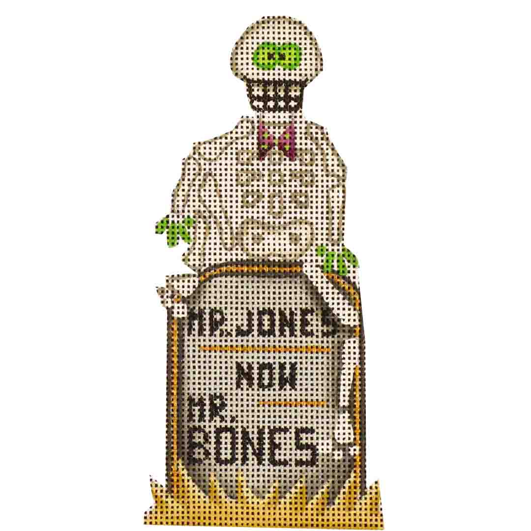 Rebecca Wood Designs Mr Bones Needlepoint Canvas