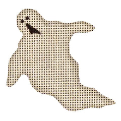 Rebecca Wood Designs Scary Ghost Needlepoint Canvas