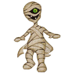 Rebecca Wood Designs Rags Needlepoint Canvas