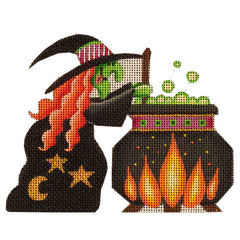 Rebecca Wood Designs Witches Brew Needlepoint Canvas