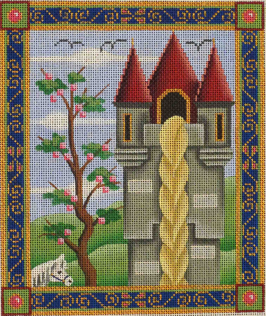 Rebecca Wood Designs Rapulzel & Horse Needlepoint Canvas