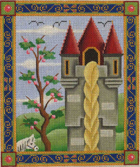 Rebecca Wood Designs Rapulzel & Horse Needlepoint Canvas