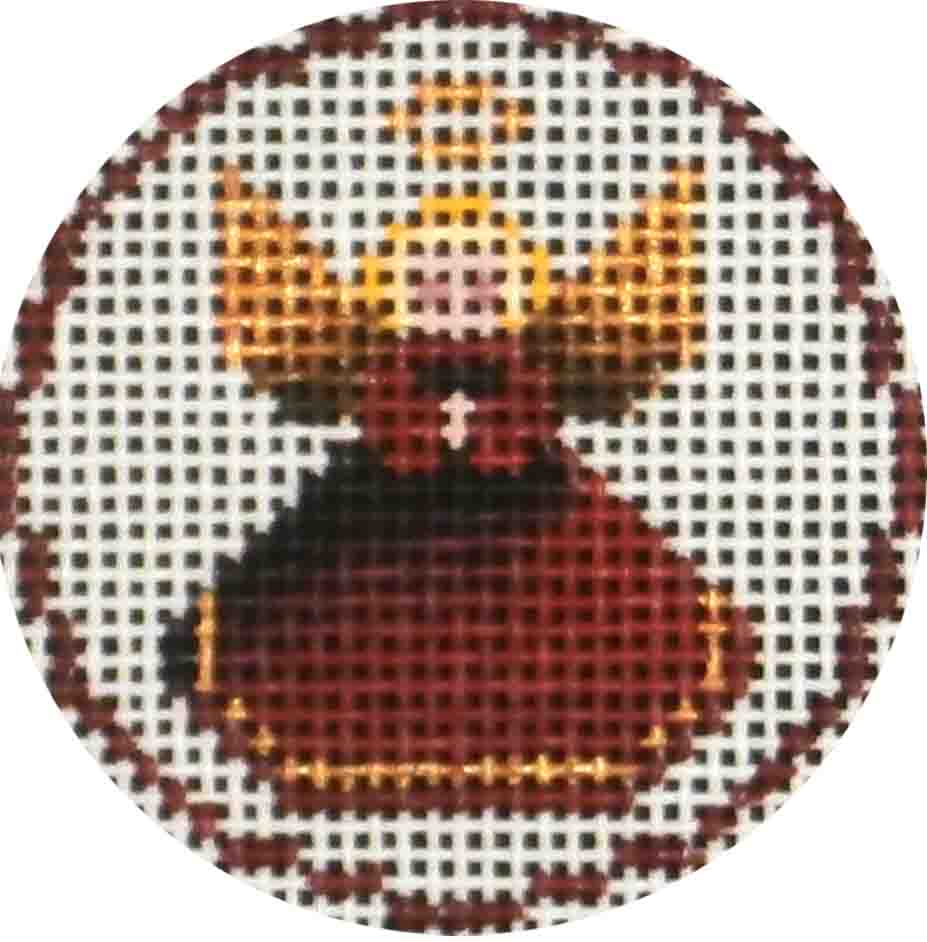 Rebecca Wood Designs Angel Ornament Needlepoint Canvas
