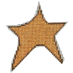 Rebecca Wood Designs Star Ornament Needlepoint Canvas