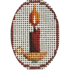 Rebecca Wood Designs Candle Ornament Needlepoint Canvas