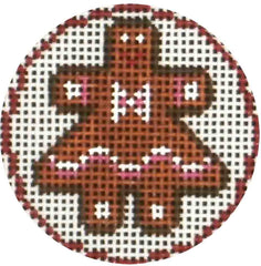 Rebecca Wood Designs Ginger Girl Ornament Needlepoint Canvas